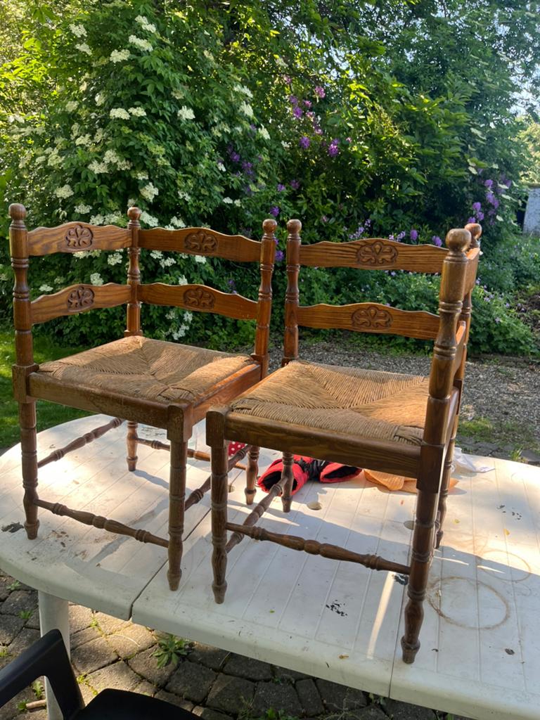 2 hoekstoelen, Ophalen