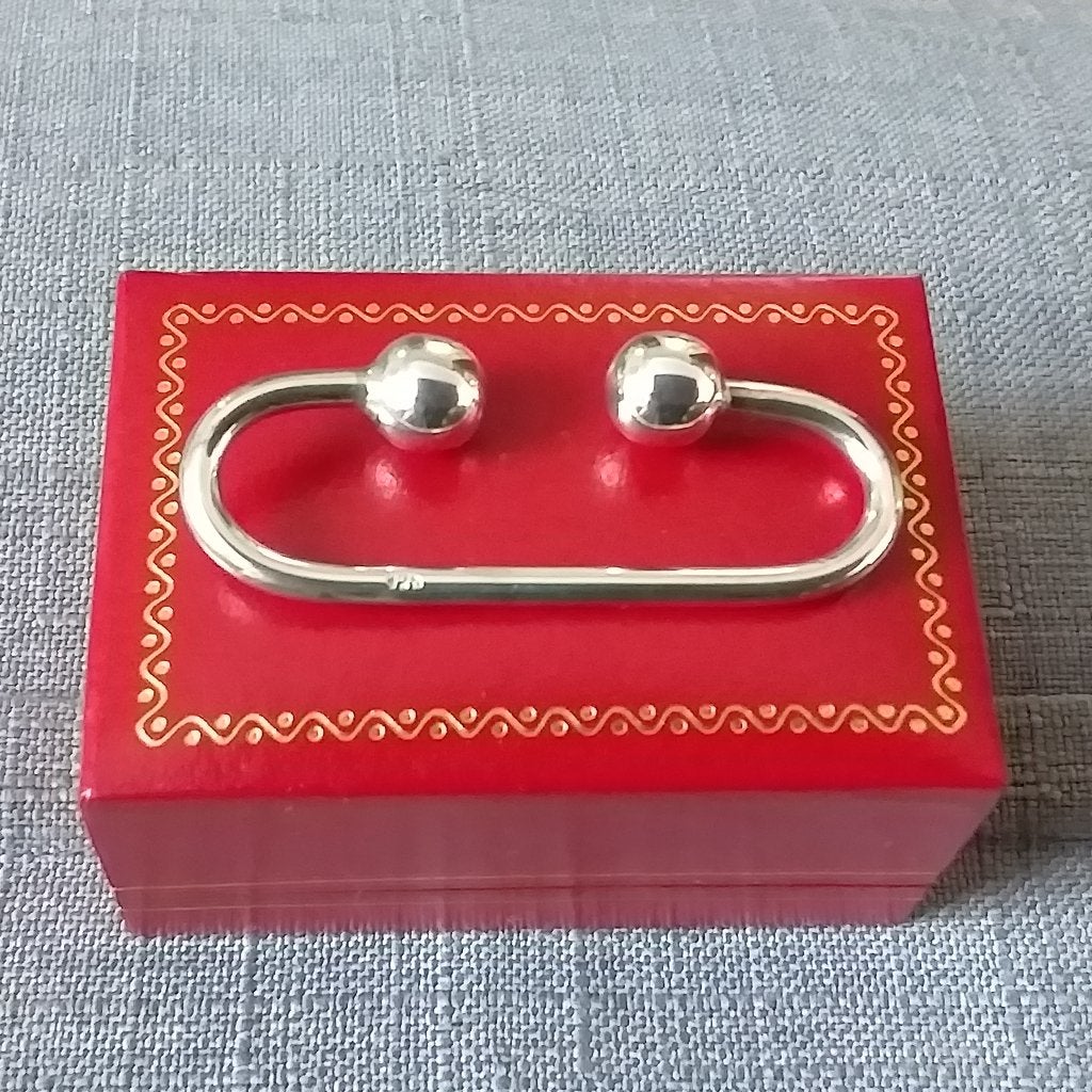 Porte-clés moderniste, avec poinçon 925, Enlèvement ou Envoi