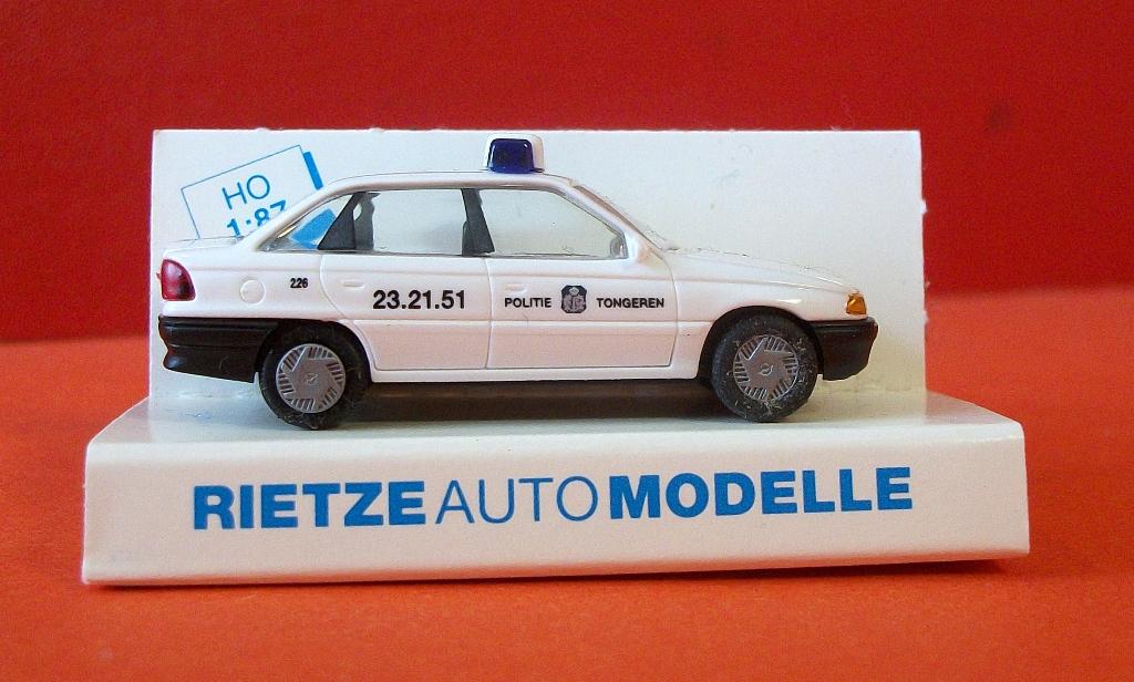 Police de Tongre - Véhicule Belge - Auto Rietze H0 - 1:87, Hobby & Loisirs créatifs, Trains miniatures | HO, Autres marques, Enlèvement ou Envoi