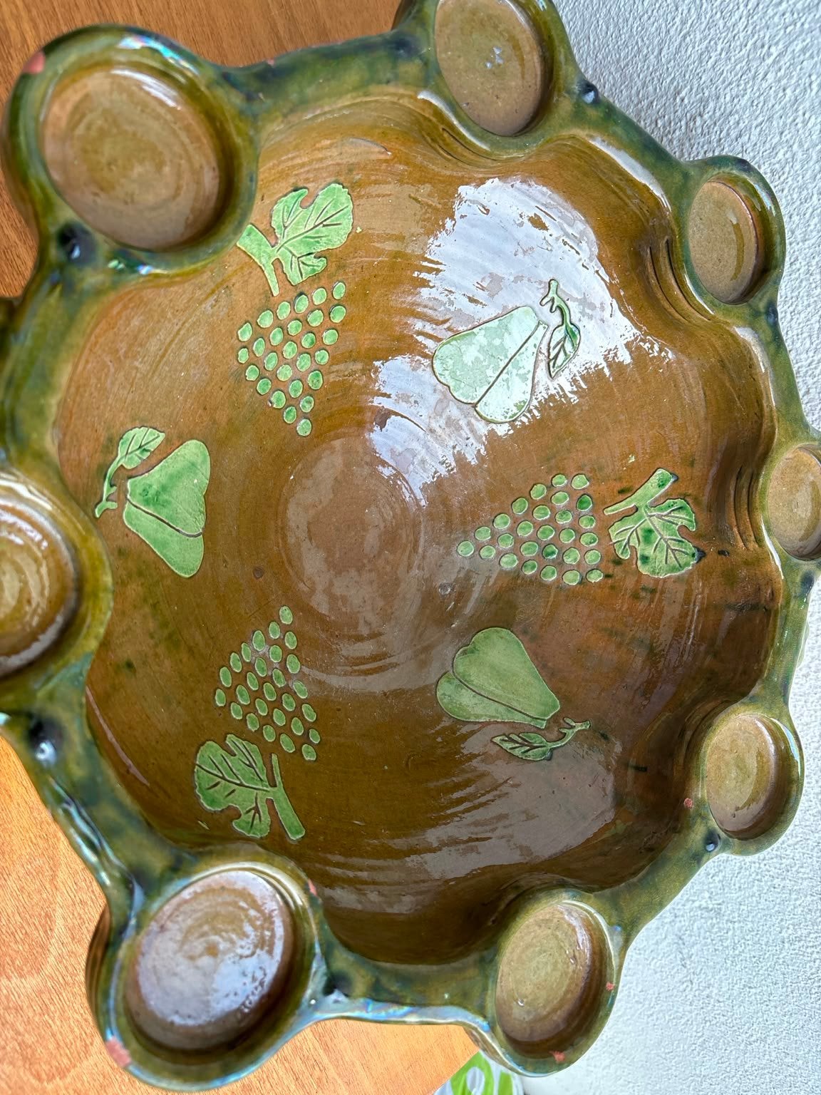 Coquille d'oeuf en céramique vintage — Années 60/70, Antiquités & Art, Enlèvement