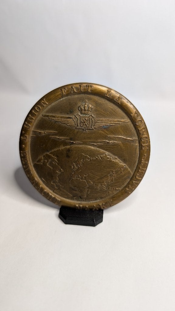 Médaille Force Aérienne Belge - Meeting 1949, Collections, Envoi, Armée de l'air, Ruban, Médaille ou Ailes