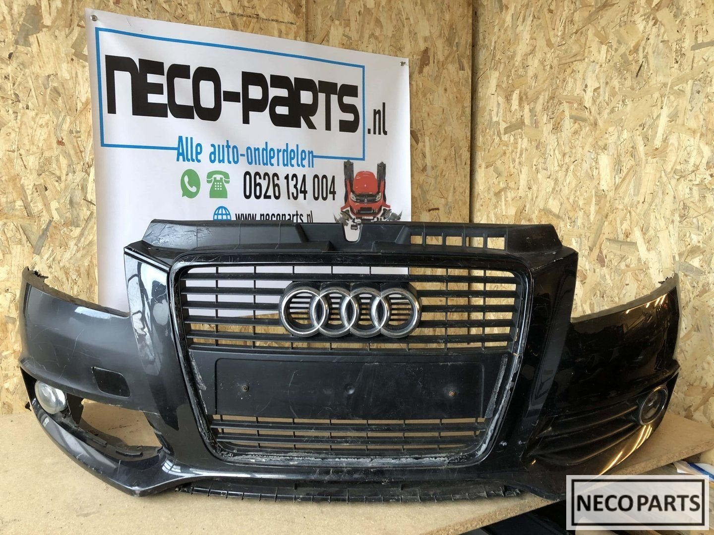Audi A3 8p facelift s-line bumper voorbumper mistlamp, Auto-onderdelen, Gebruikt, -, Voor, -