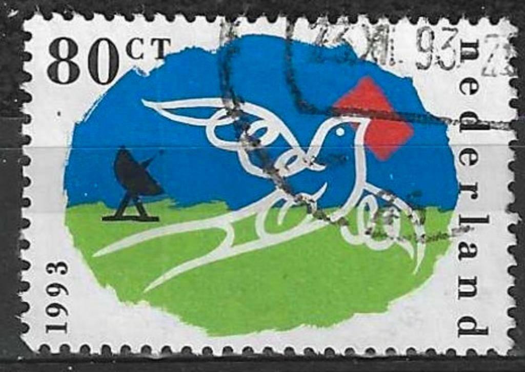 Nederland 1993 - Yvert 1455 - Dag van de Postzegel (ST), Postzegels en Munten, Postzegels | Nederland, Gestempeld, Verzenden