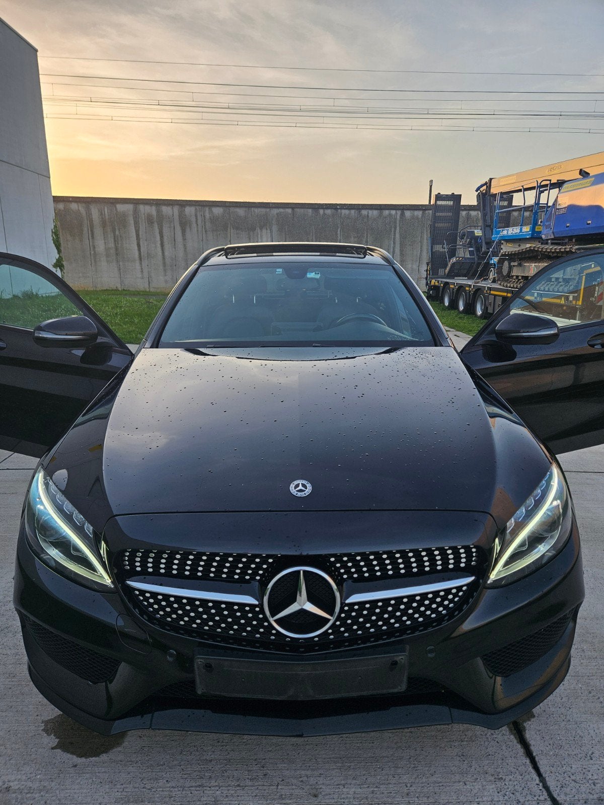Mercedes-Benz C200 AMG-pakket Automaat 9G-Tronic – Panodak –, Autos, Achat, Euro 6, 5 portes, Automatique