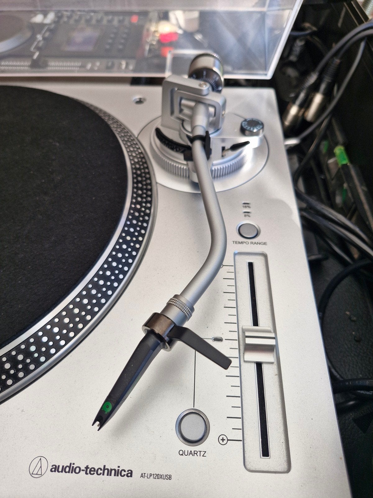 audio technica lp120xusbsv., TV, Hi-fi & Vidéo, Enlèvement, Comme neuf, Tourne-disque, Réglage pitch