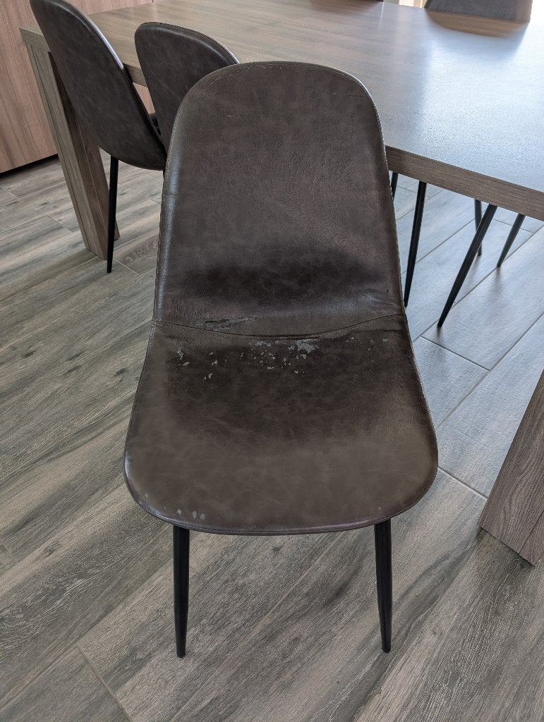 8 stoelen gratis, Ophalen, Bruin, Vijf, Zes of meer stoelen, Kunststof