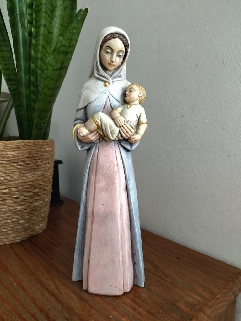 Madonna met kind (Madonna met kind), Antiek en Kunst, Antiek | Religieuze voorwerpen, Ophalen of Verzenden