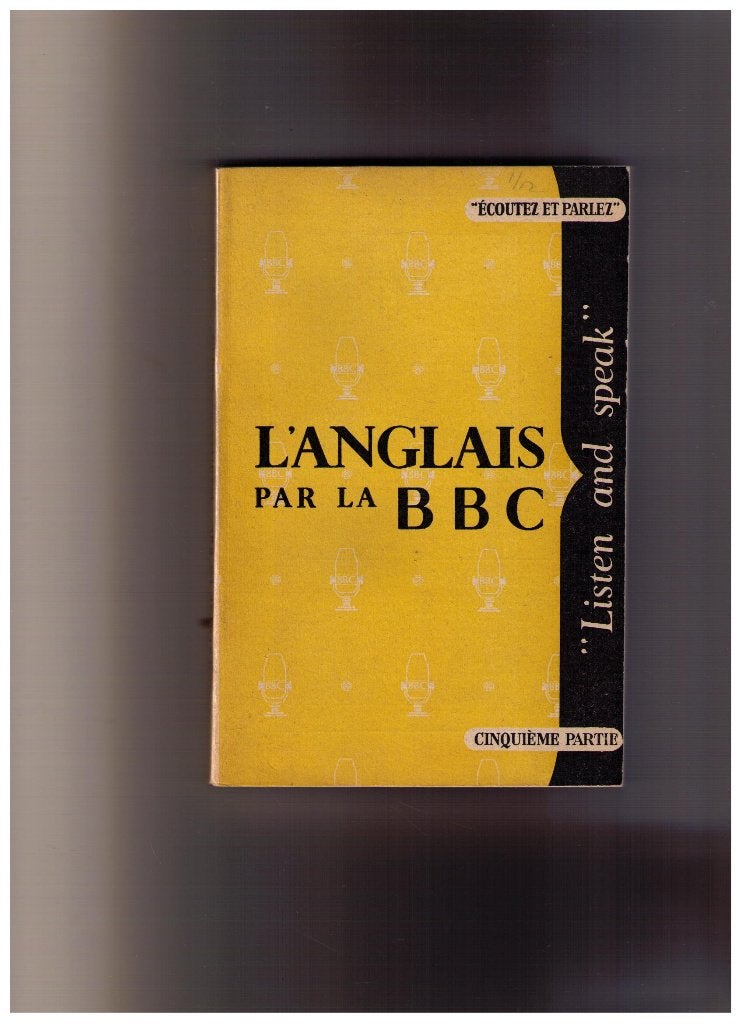 L'anglais par la BBC, 5 eme partie 1951, Livres, Langue | Anglais, Envoi, Utilisé