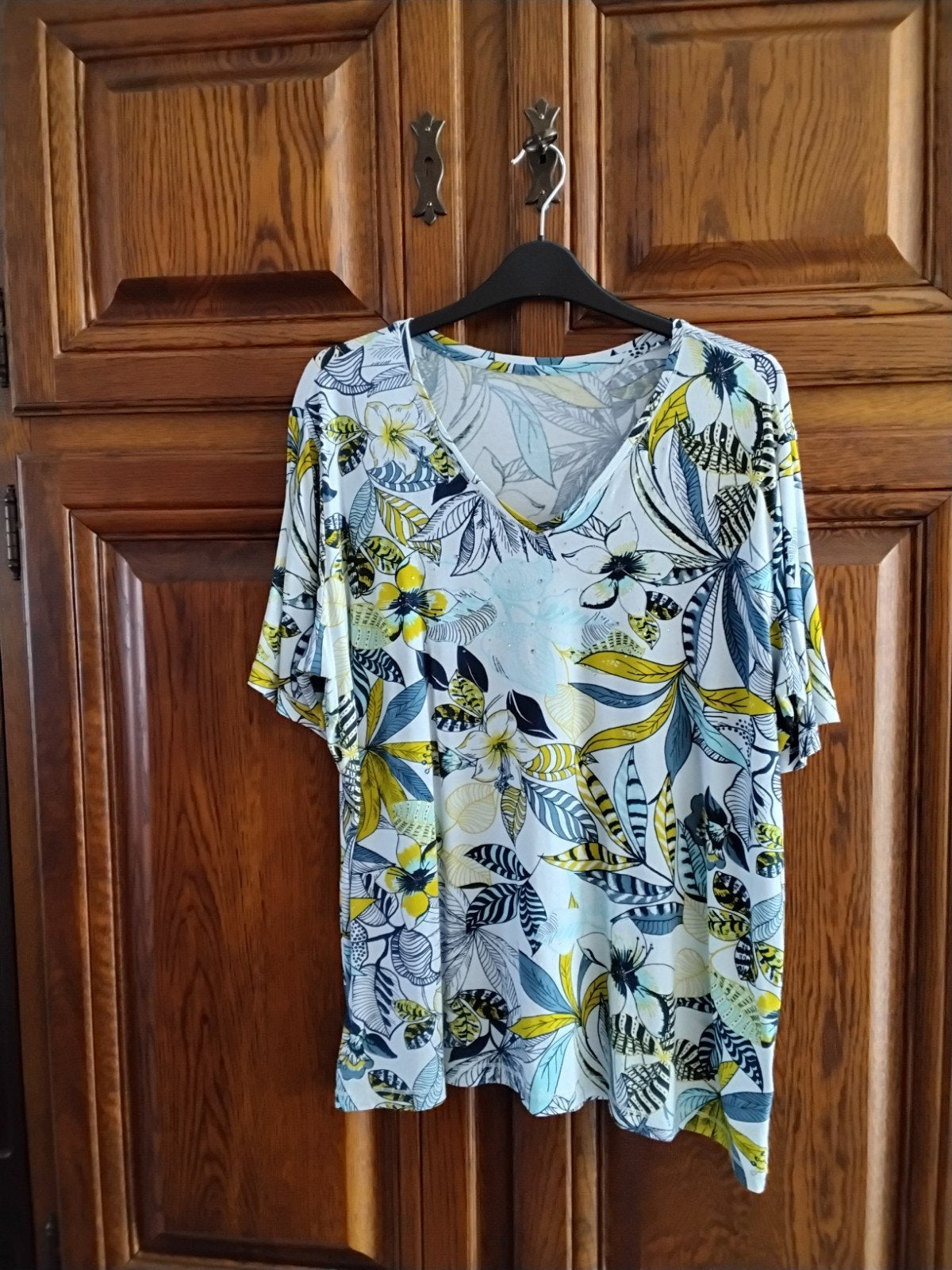 Mooie T-shirt met korte mouwen, Kleding | Dames, Grote Maten, Ophalen, Geel