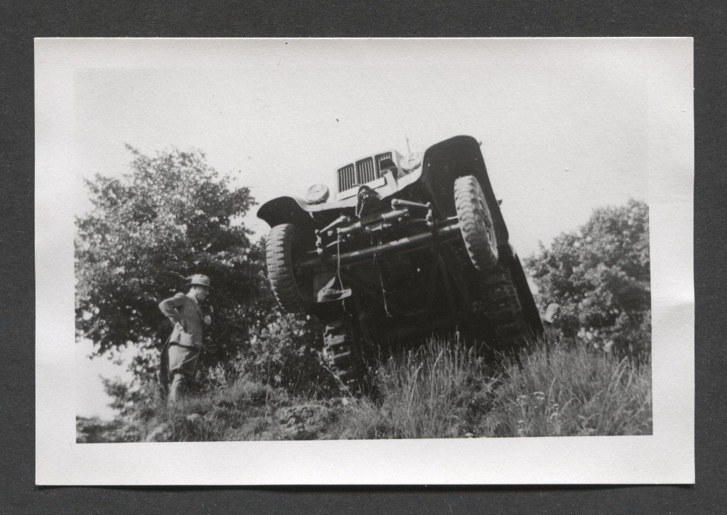 WOII foto: Halbkettenfahrzeug FAMO, Envoi, Armée de terre, Photo ou Poster