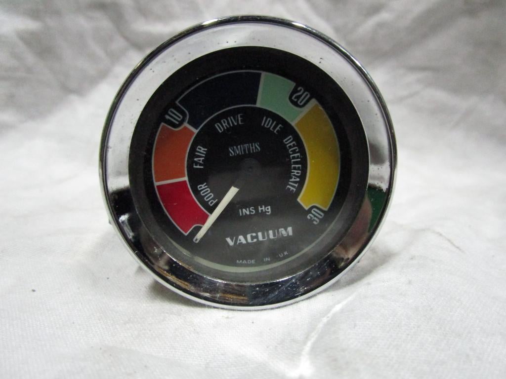 vaccuum meter SMITHS 52mm - gebruikt Klassieke Mini, Auto-onderdelen, Ophalen, Gebruikt, Austin