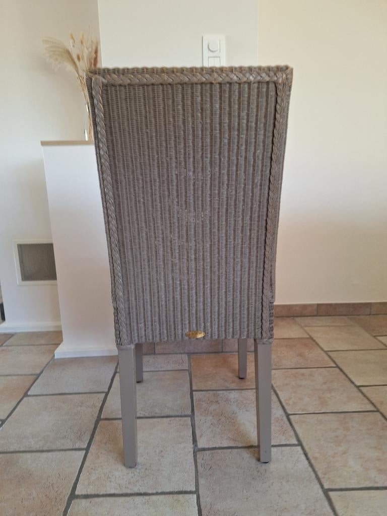 Set van 6 eetkamerstoelen merk Lloyd Loom, Ophalen