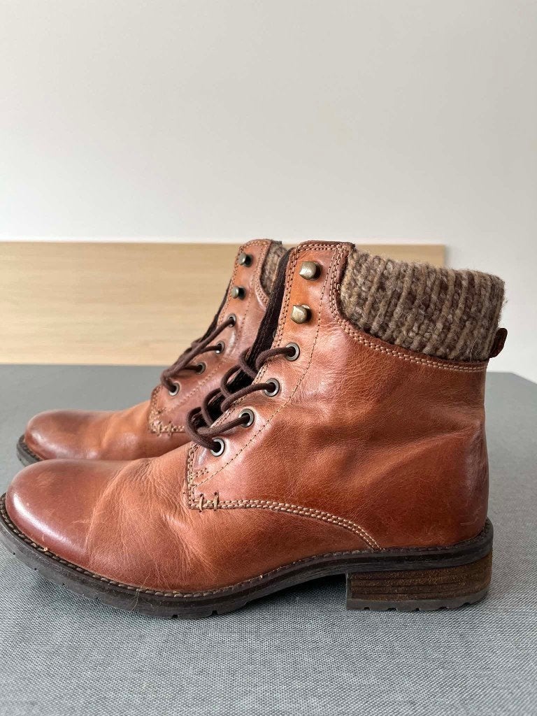 Laarzen 5 paar (kuit-en enkellaarzen), Kleding | Dames, Schoenen, Ophalen, Bruin, Overige typen, Gedragen