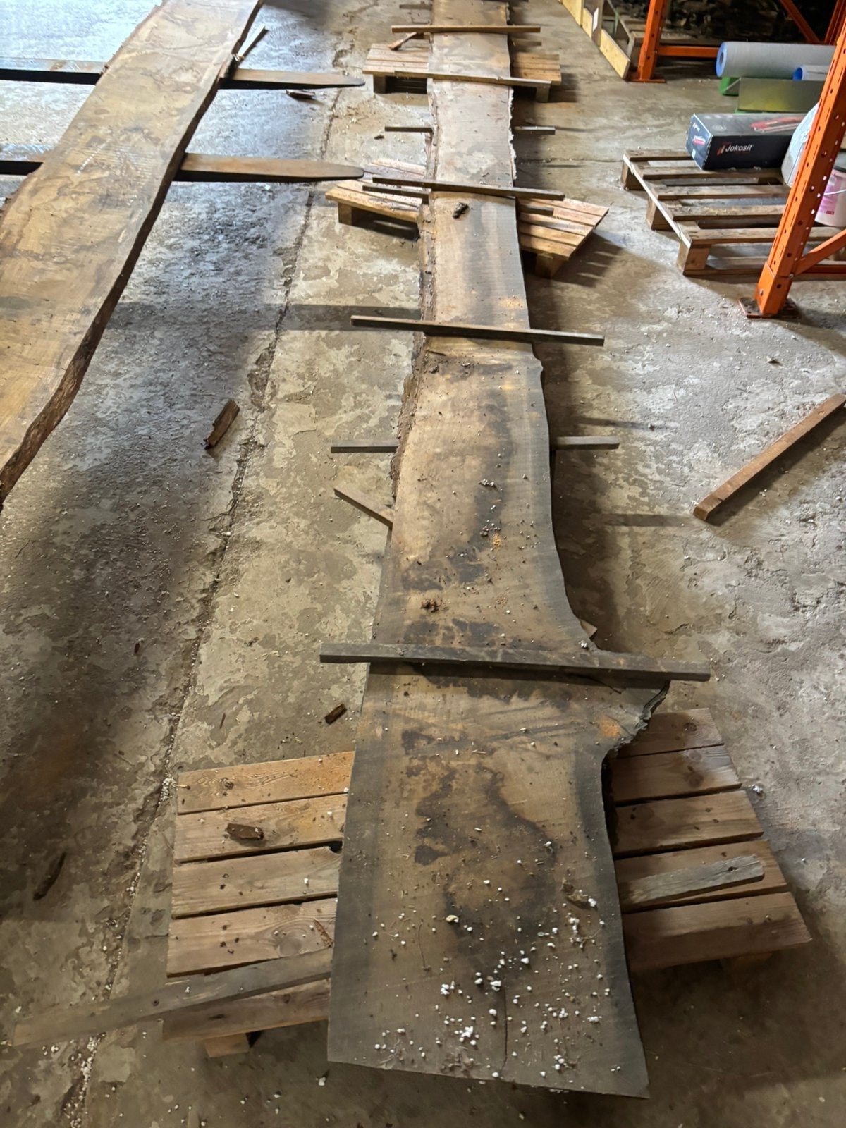 Eiken planken op bool tot 6 meter lang, Enlèvement, Comme neuf, Planches