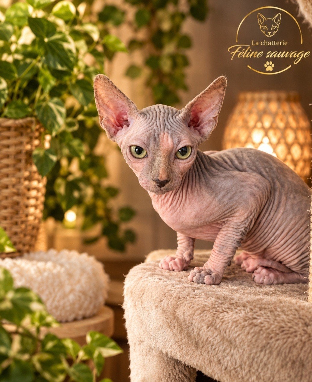 chaton Sphynx femelle, Vermifugé, 0 à 2 ans