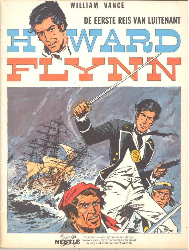 De eerste reis van luitenant Howard Flynn - Nestlé., William Vance, Enlèvement ou Envoi, Une BD, Comme neuf