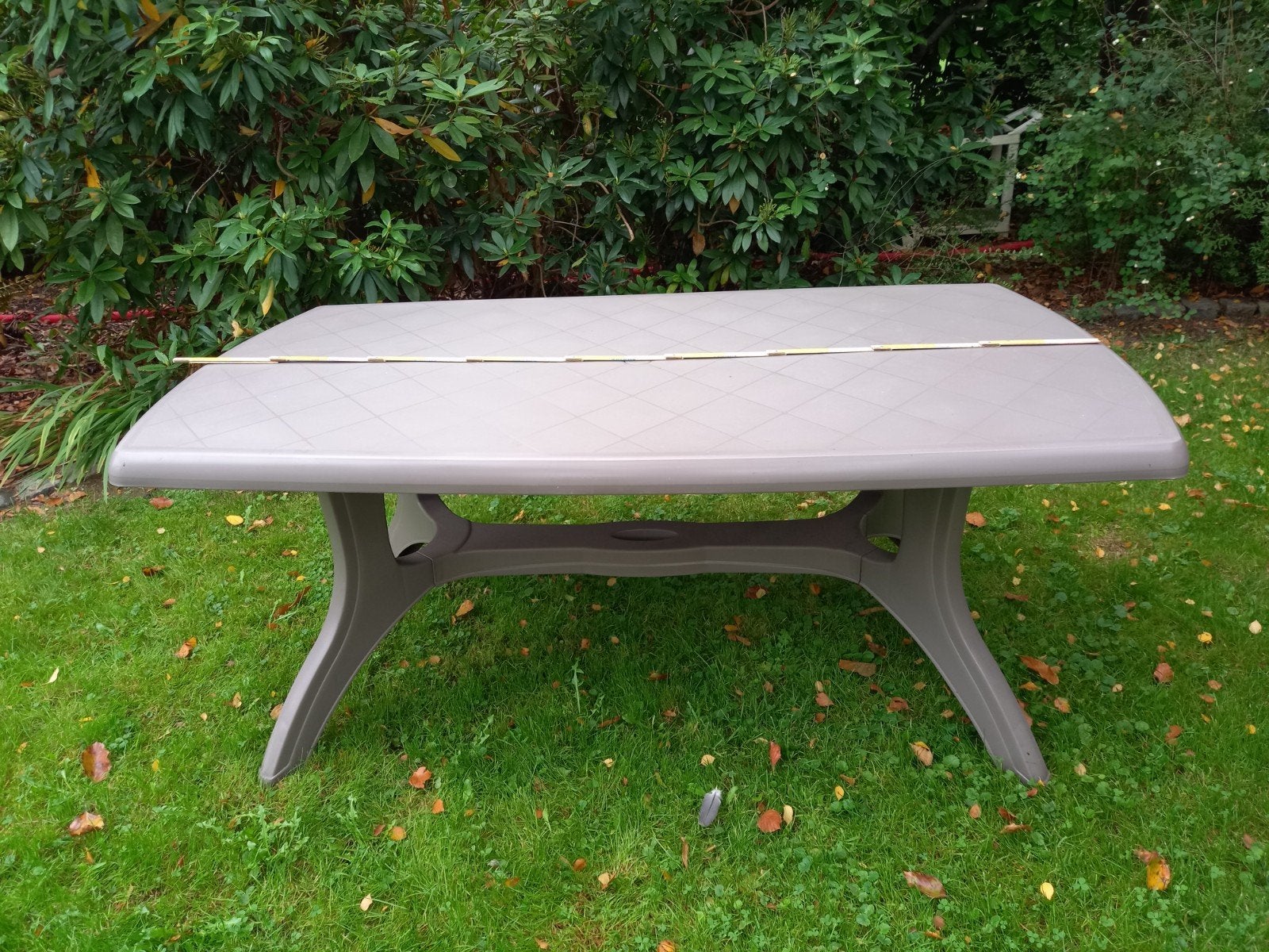 tuintafel pvc 6 personen, Tuin en Terras, Ophalen, Zo goed als nieuw, Rechthoekig, Kunststof