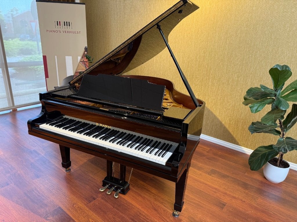 K. Kawai vleugelpiano volledig gereviseerd, Musique & Instruments, Pianos, Comme neuf, À queue, Noir, Brillant, Envoi