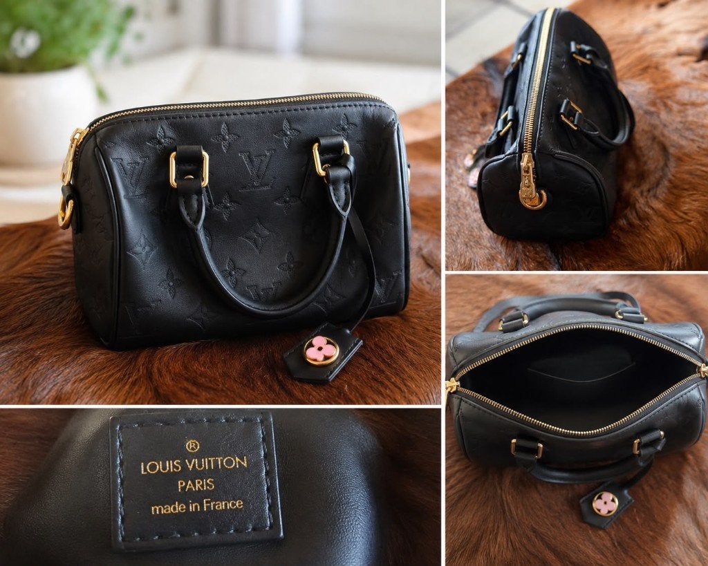 Handtas Louis vuitton, Enlèvement, Comme neuf, Noir, Sac à main