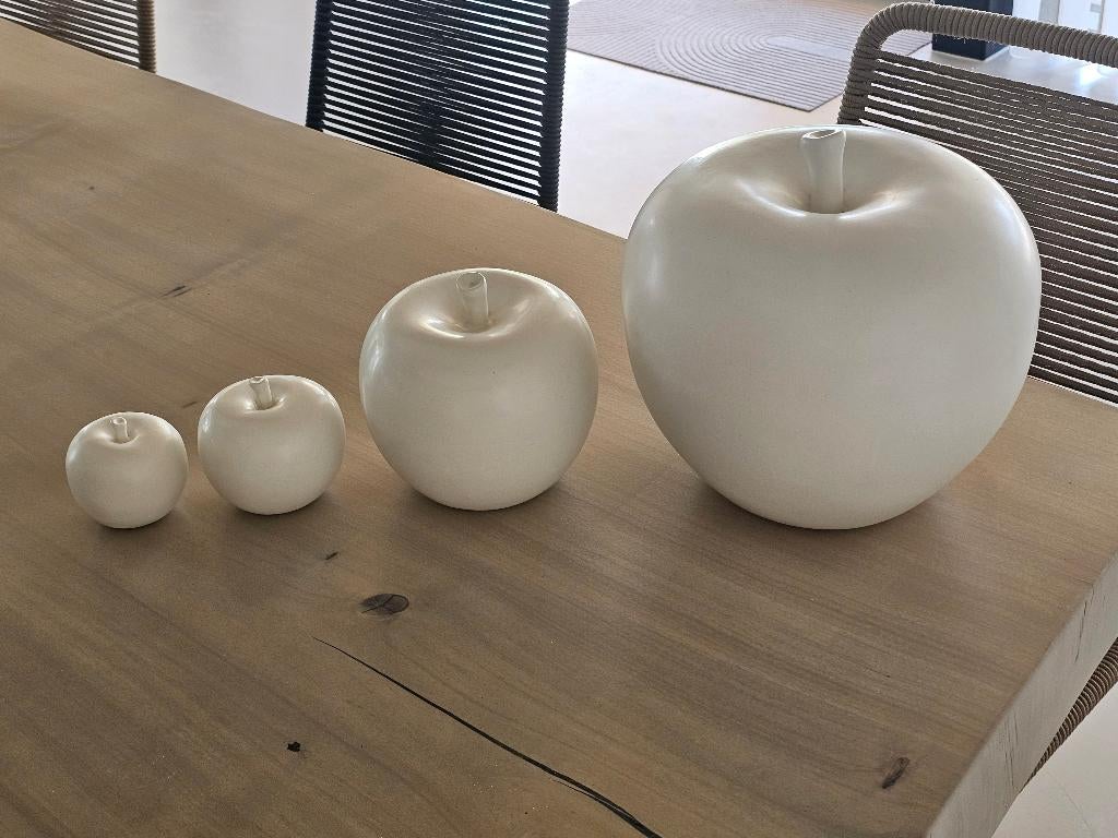 Pommes décoratives, Enlèvement, Comme neuf, Blanc