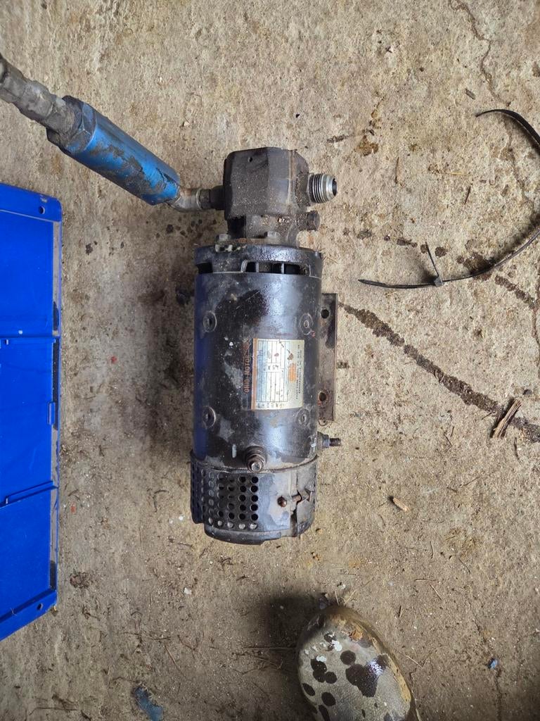 24v dc hydraulische motor., Ophalen