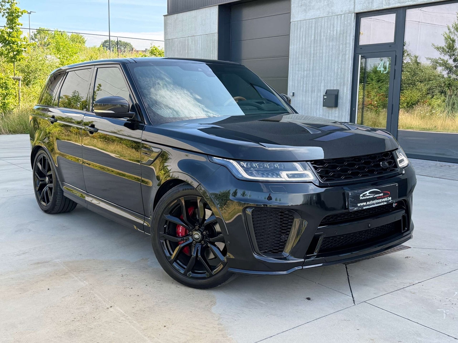 Land Rover Range Rover Sport 5.0 V8 SVR 575pk Carbon Edition, Auto's, Automaat, Zwart, 5 zetels, SUV of Terreinwagen