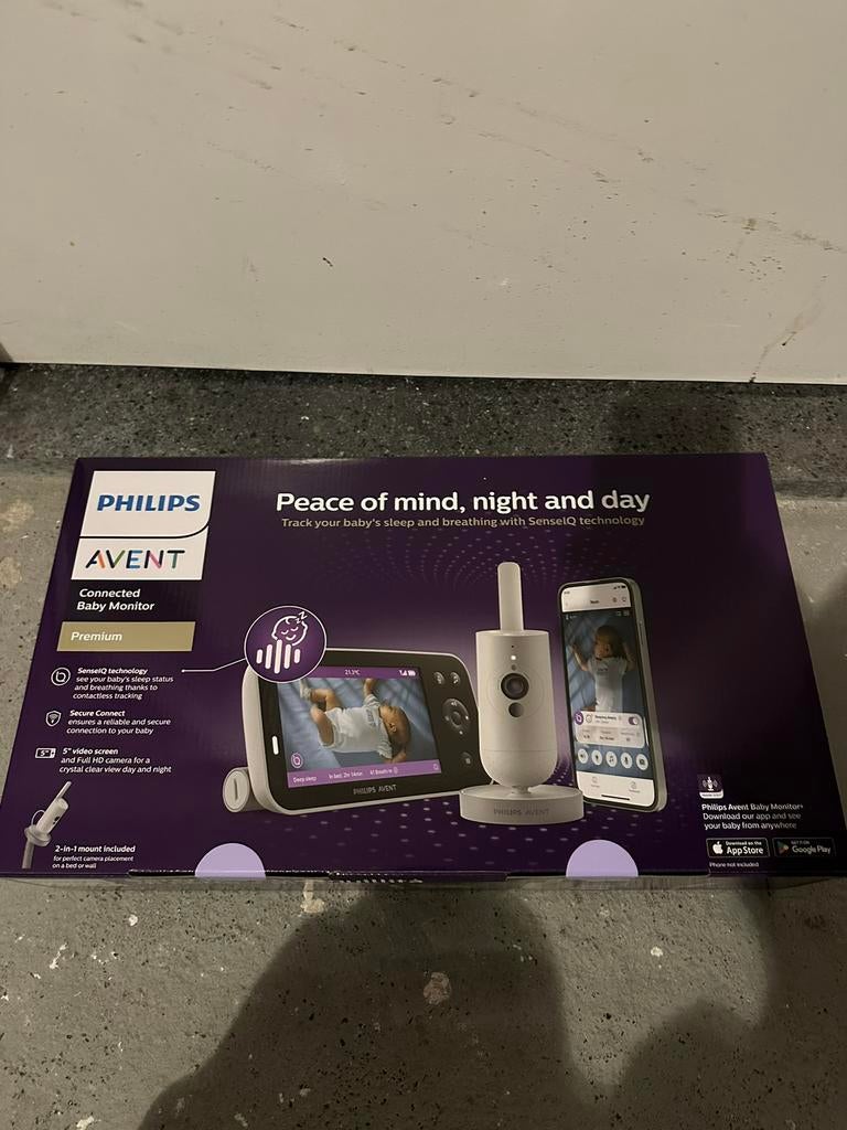 Philips SCD973 babyfoon topmodel Nieuw in doos, Kinderen en Baby's, Ophalen of Verzenden, Nieuw, 250 meter of meer, Camera