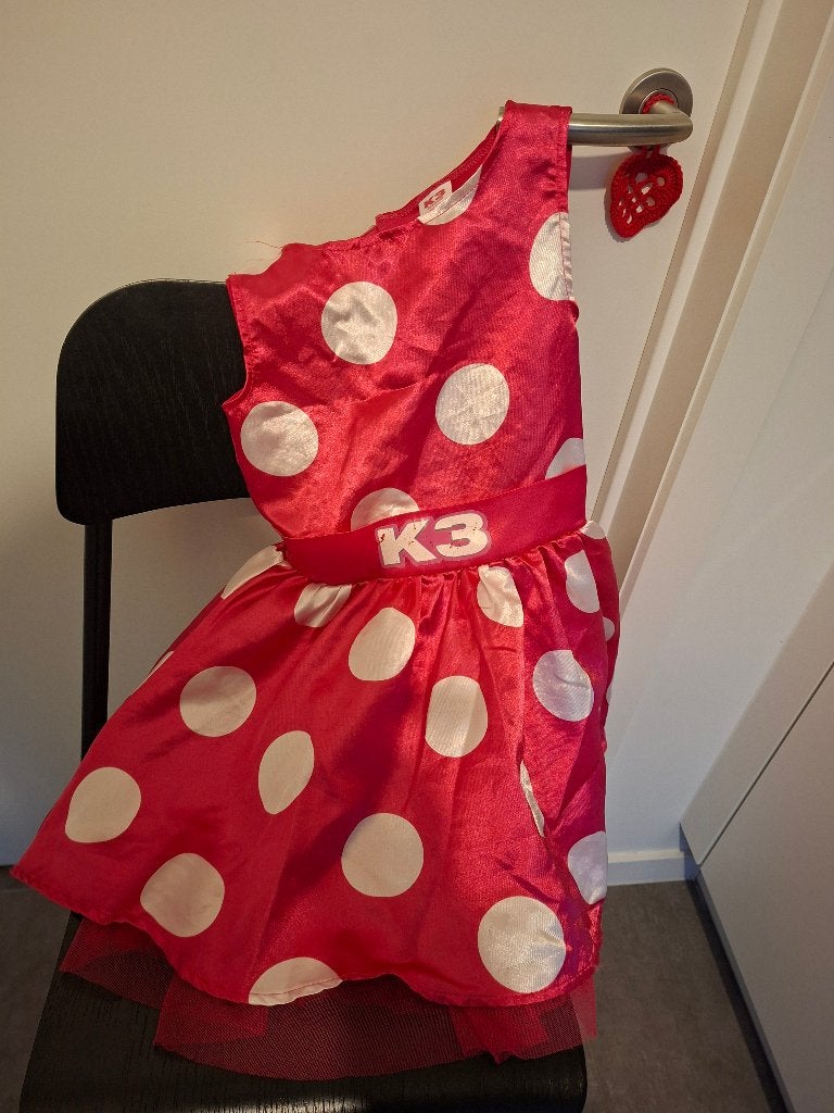 Kleedje k3, Kinderen en Baby's, Ophalen, Zo goed als nieuw, 110 t/m 116, Meisje