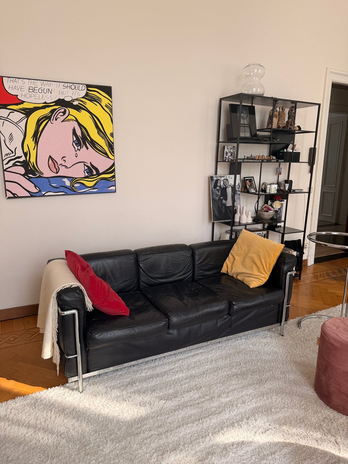 Le Corbusier style Zetel voor 2 persoon, Huis en Inrichting, Ophalen