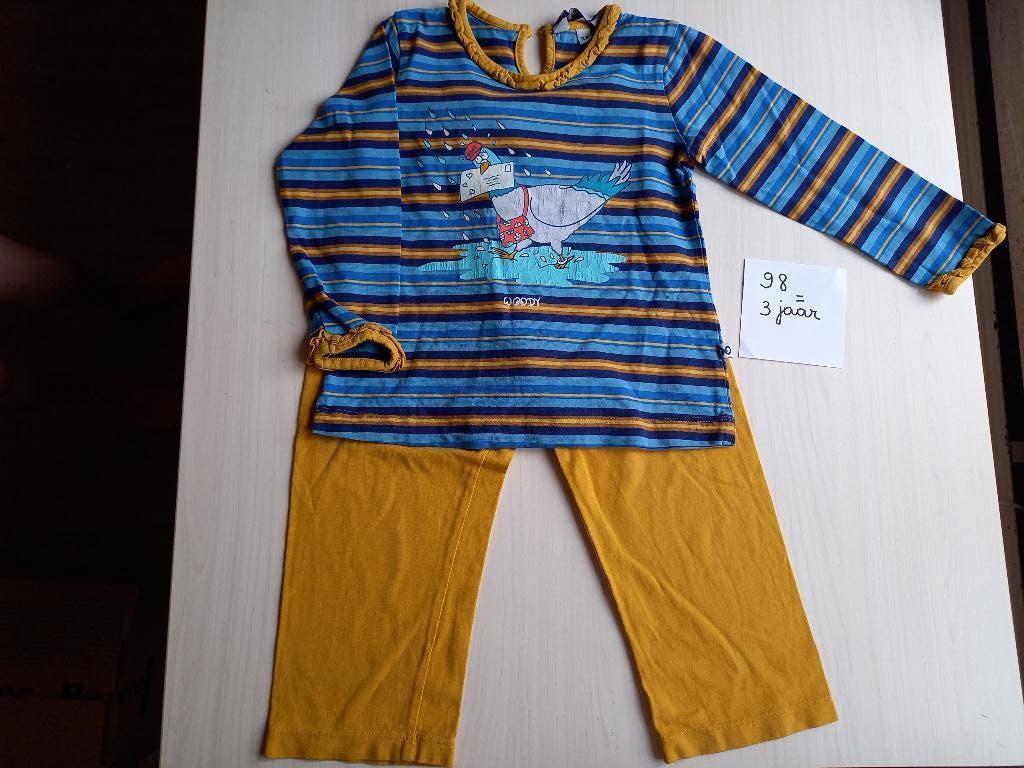 Pyama Woody maat 98 meisje setje, Kinderen en Baby's, Nacht- of Onderkleding, Gebruikt, Meisje, Ophalen of Verzenden