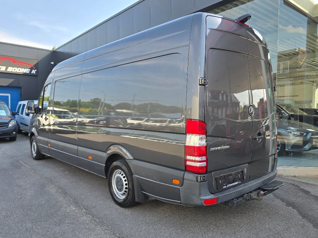 Mercedes-Benz Sprinter 62000 km / L3 H2/ Airco / 3 zit /, Auto's, Bestelwagens en Lichte vracht, Zwart, 4 cilinders, 2 deurs, Zilver of Grijs