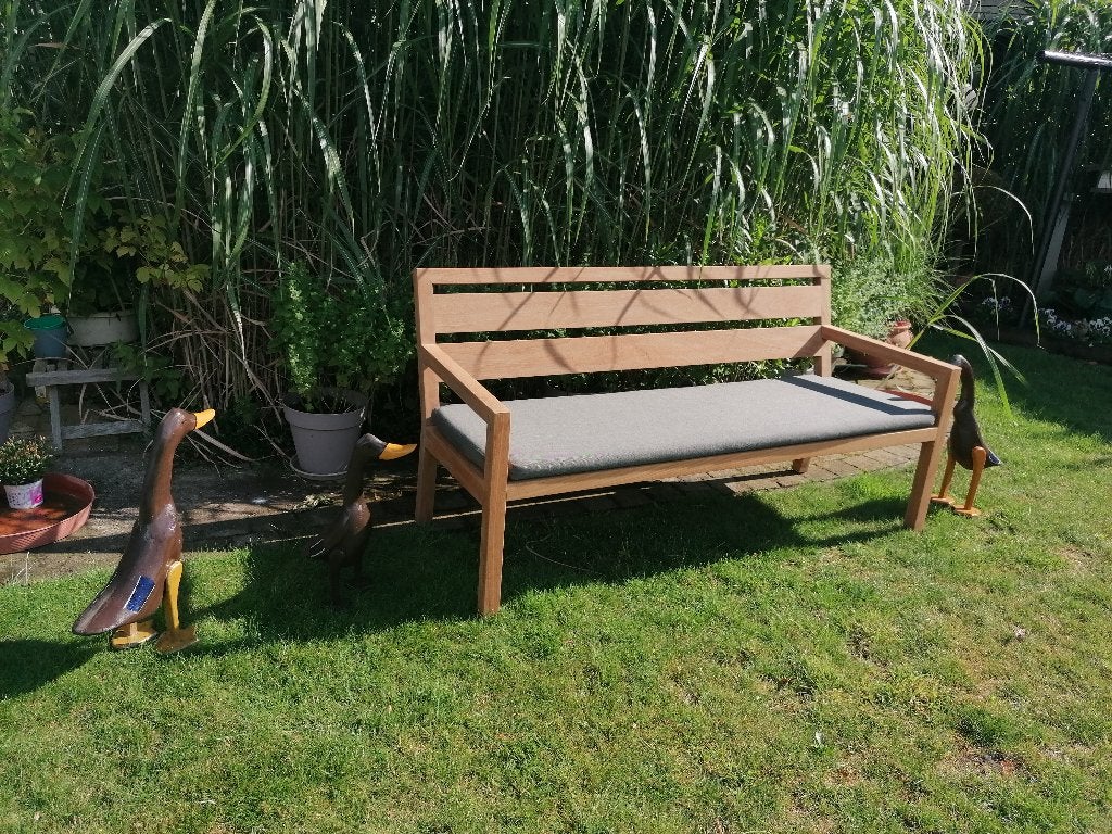 Tuinbank teak, Tuin en Terras, Tuinbanken, Ophalen, Nieuw, Teakhout