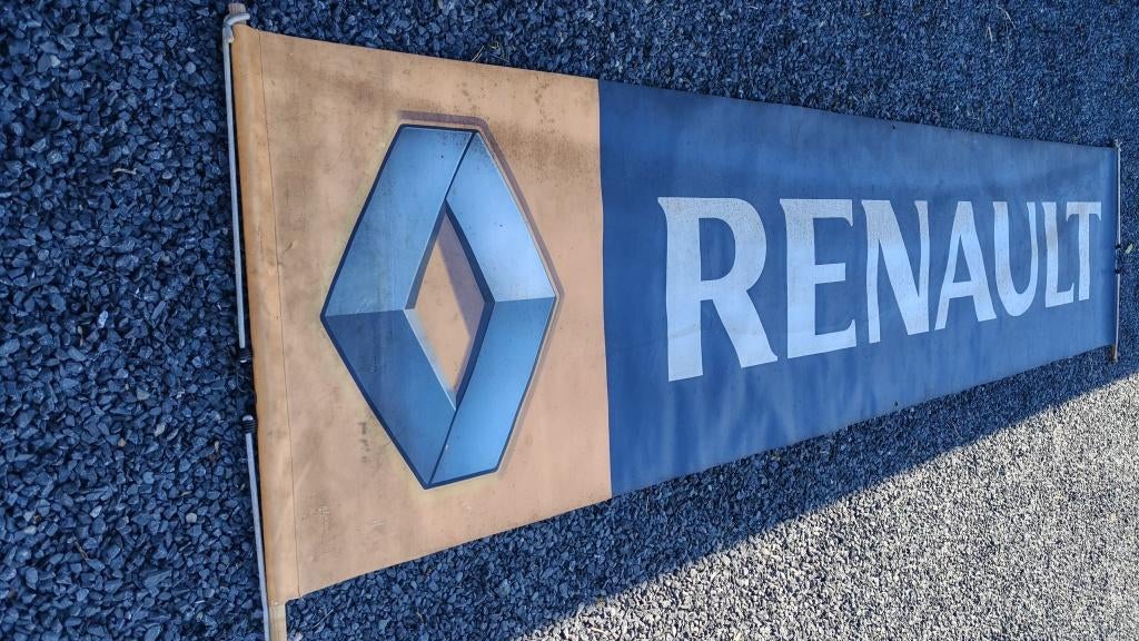 Renault banner 4 meter, Verzamelen, Ophalen, Gebruikt, Overige typen