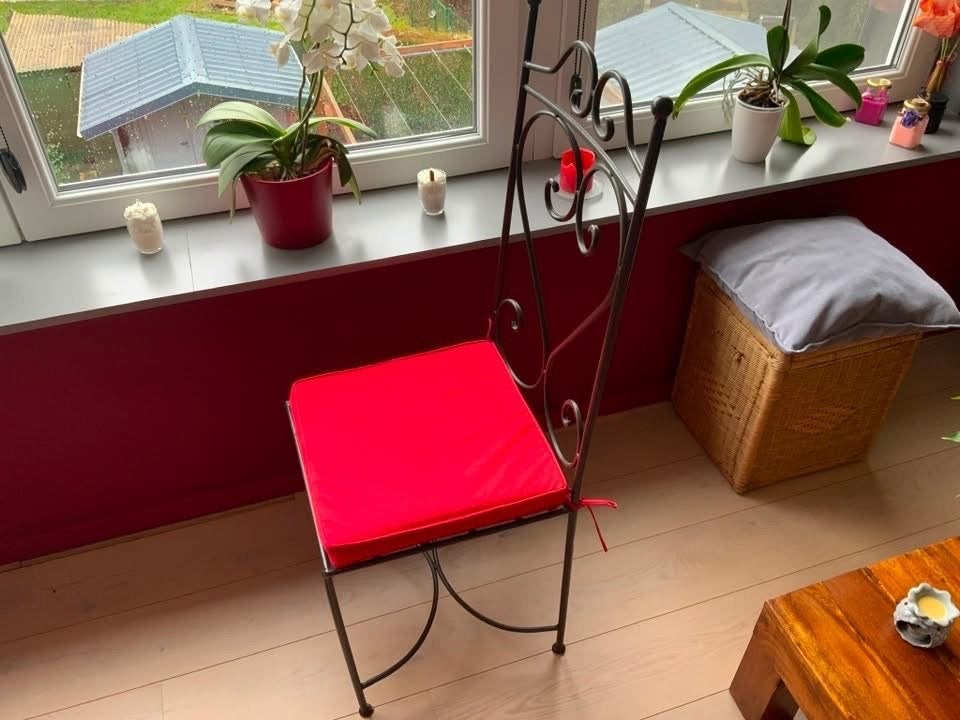Chaises fer forgé, Jardin & Terrasse, Enlèvement, Comme neuf, Métal, Empilable