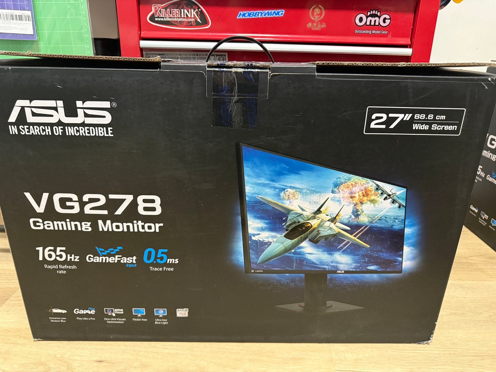 Asus 27 ince gaming schermen 165hz, Computers en Software, Ophalen, Zo goed als nieuw