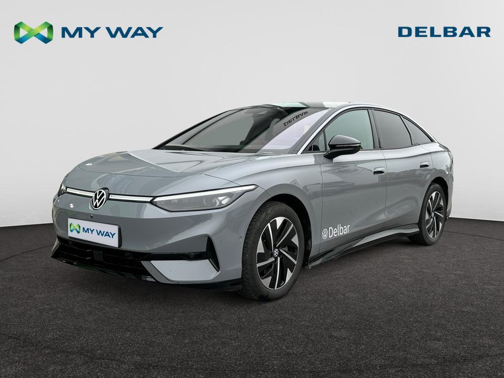 Volkswagen ID.7 ID.7 77 kWh Pro Business, Auto's, Volkswagen, Automaat, Elektrisch, Cruise Control, Zilver of Grijs