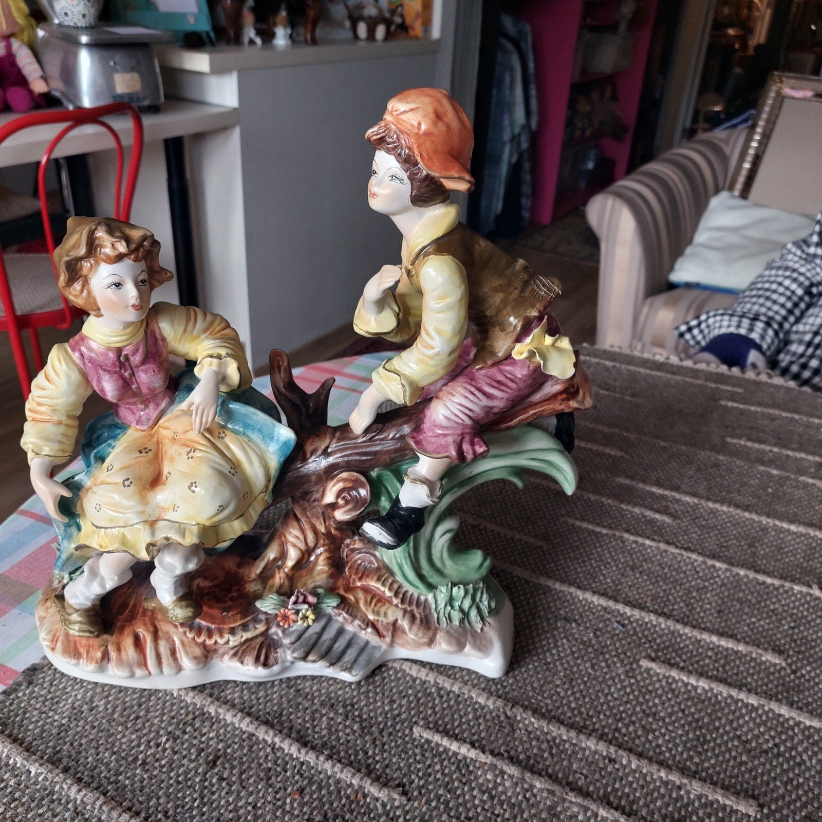 mooi beeldje capodimonte, Antiek en Kunst, Ophalen