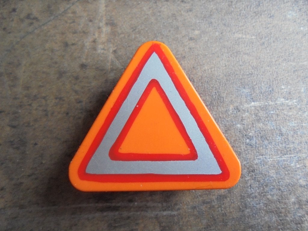 Lego Duplo Brick 1x3x2 Triangle (zie foto's) 3, Enlèvement ou Envoi, Utilisé, Briques en vrac, Duplo