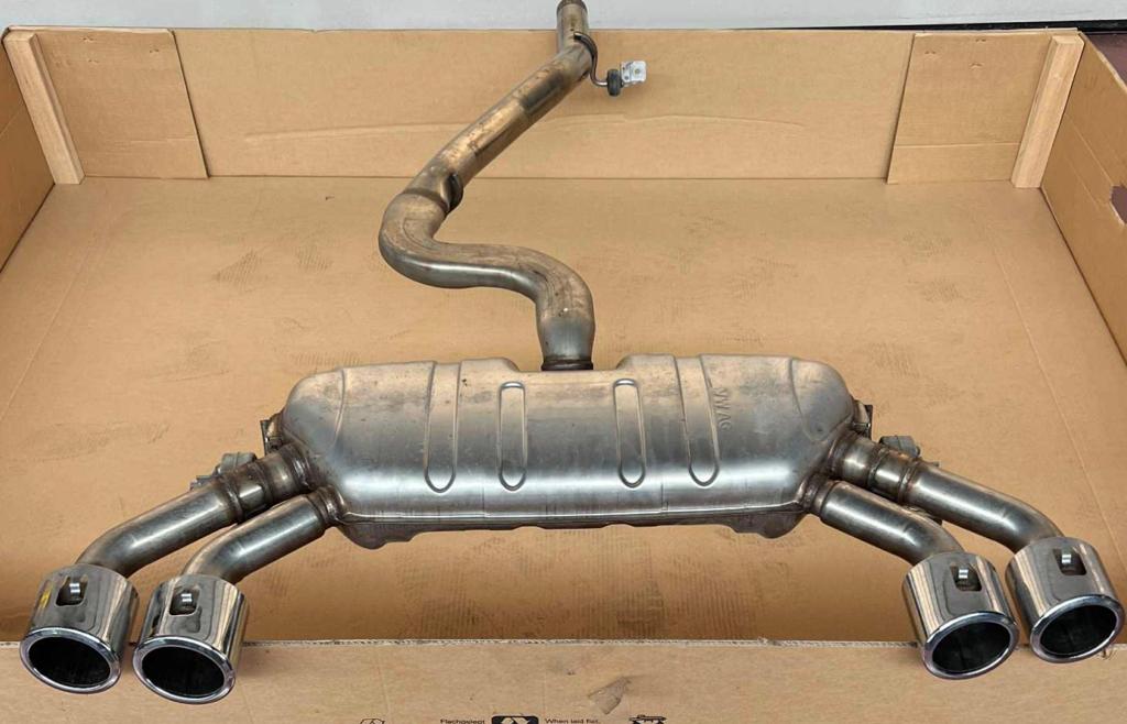 VW Golf uitlaat, Ophalen