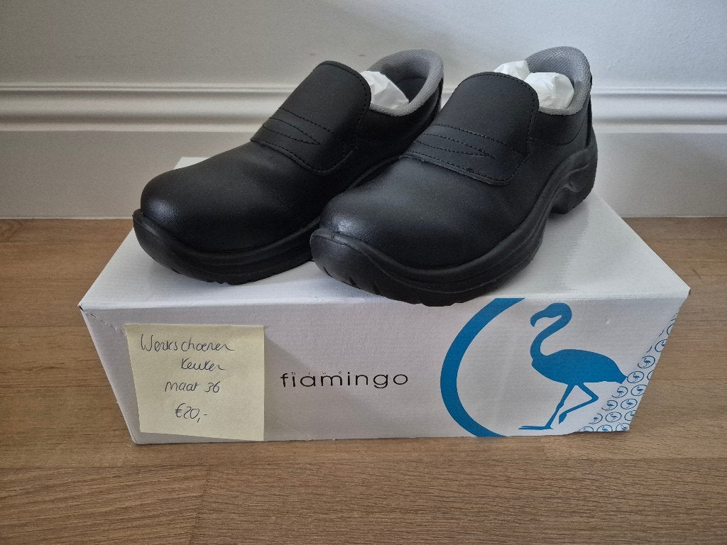 Flamingo veiligheidsschoenen maat 36, Kleding | Dames, Ophalen, Zwart, Nieuw, Flamingo