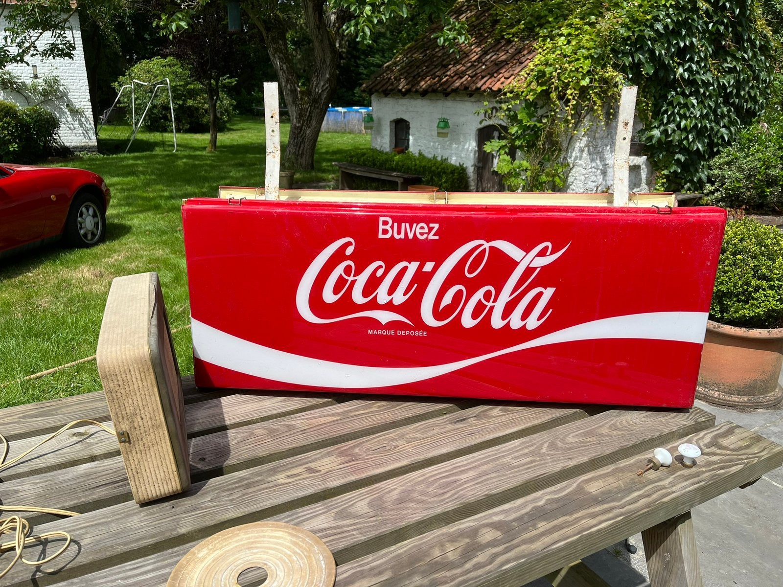 Reclamelampen van Coca-Cola, Verzamelen, Merken en Reclamevoorwerpen, Ophalen, Gebruikt, Reclamebord