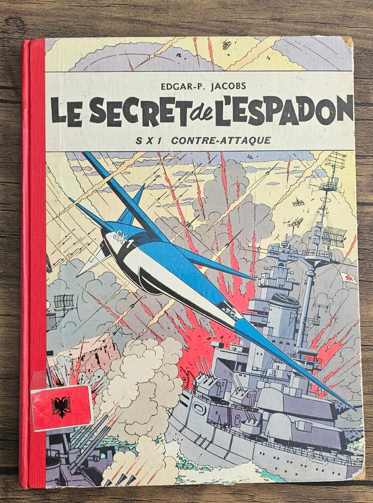 Le secret de l'Espadon Contre Attaque, Gelezen, Edgar P. Jacobs, Eén stripboek, Ophalen of Verzenden