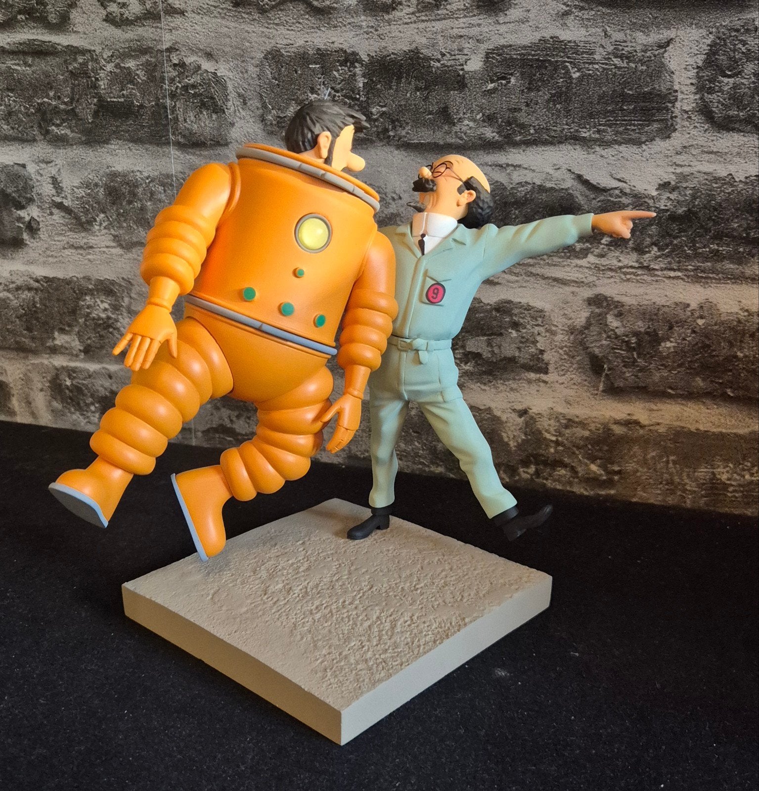 Tintin Haddock et Fariboles Lune no Leblon Aroutcheff Pixi, Collections, Enlèvement ou Envoi, Tintin, Comme neuf, Statue ou Figurine