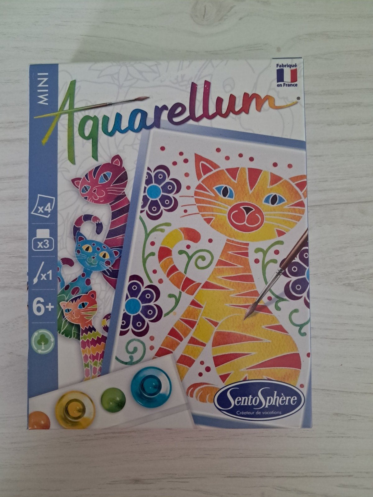 Aquarellum chats 6+, Hobby & Loisirs créatifs, Dessin, Enlèvement, Neuf, Autres types