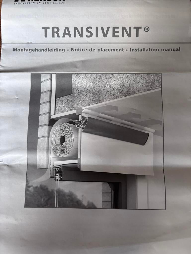 Transivent ventilatie rooster merk Renson, Doe-het-zelf en Bouw, Ophalen, Nieuw