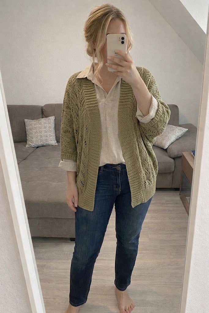 Gilet cardigan K-Design maat 3, Kleding | Dames, K-design, Verzenden, Zo goed als nieuw, Maat 42/44 (L)