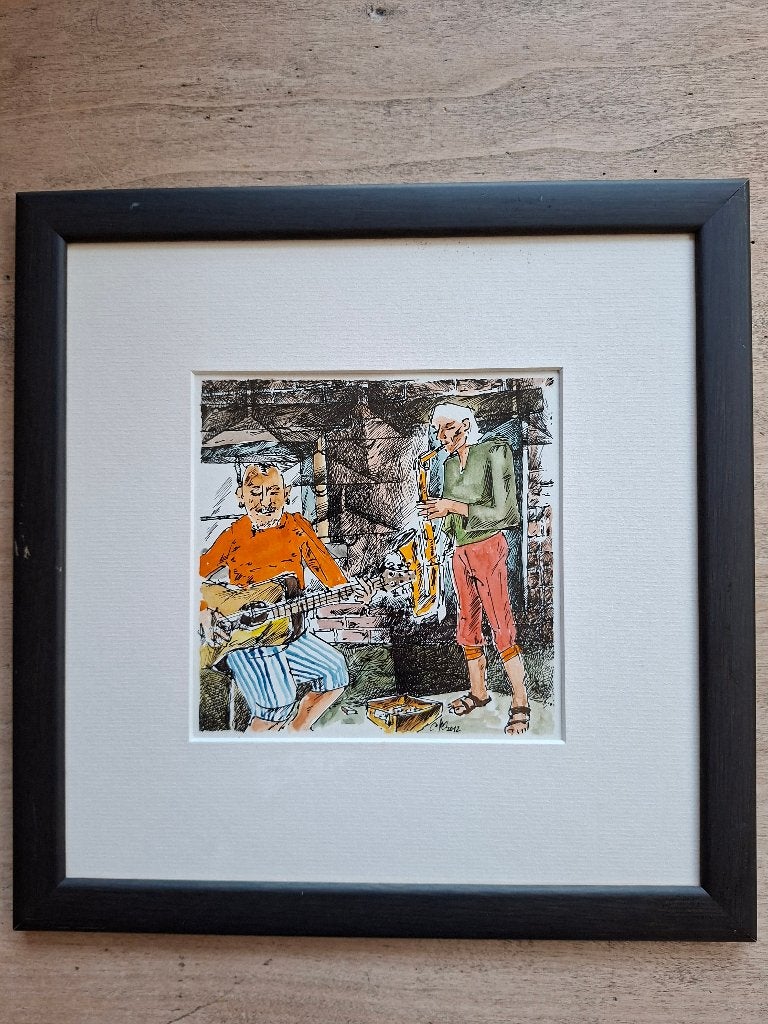 Tekening/illustratie - gesigneerd Ruud Cornelisse 2012, Ophalen