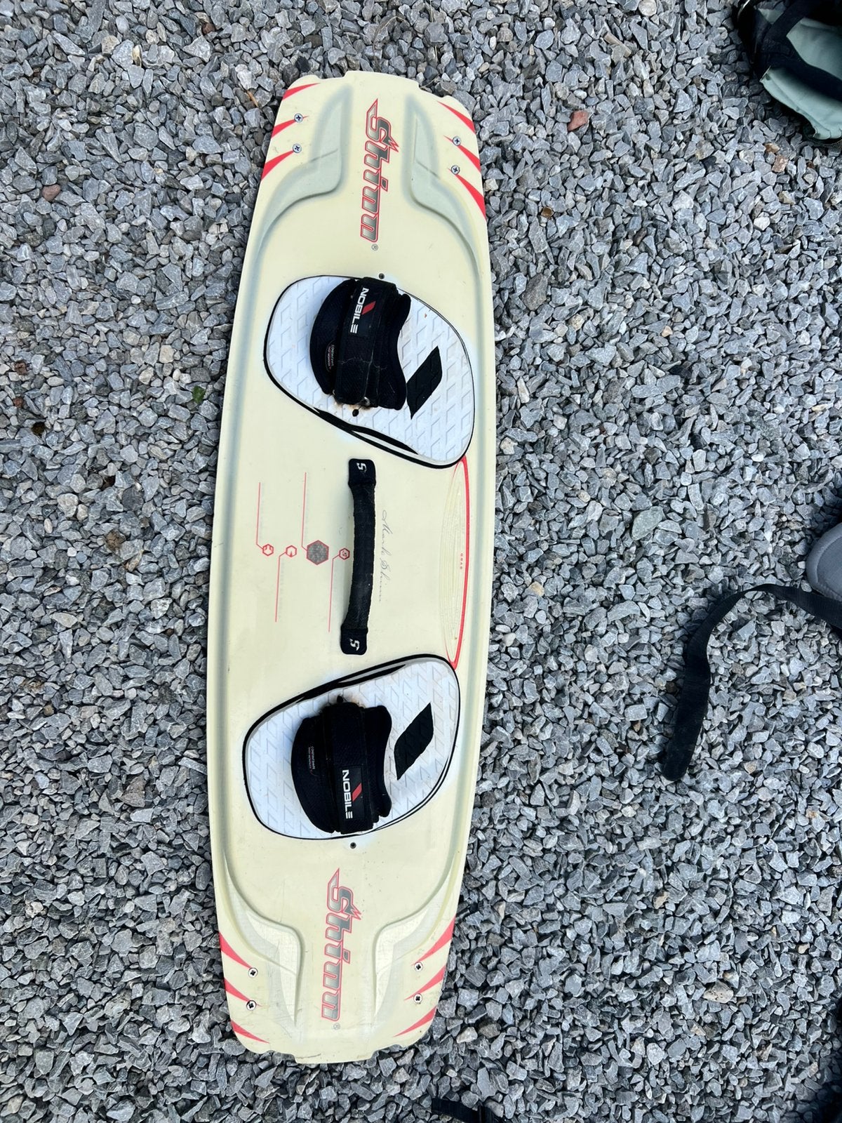Shinn kiteboard met Nobile pads, Ophalen, Gebruikt, Kiteboard