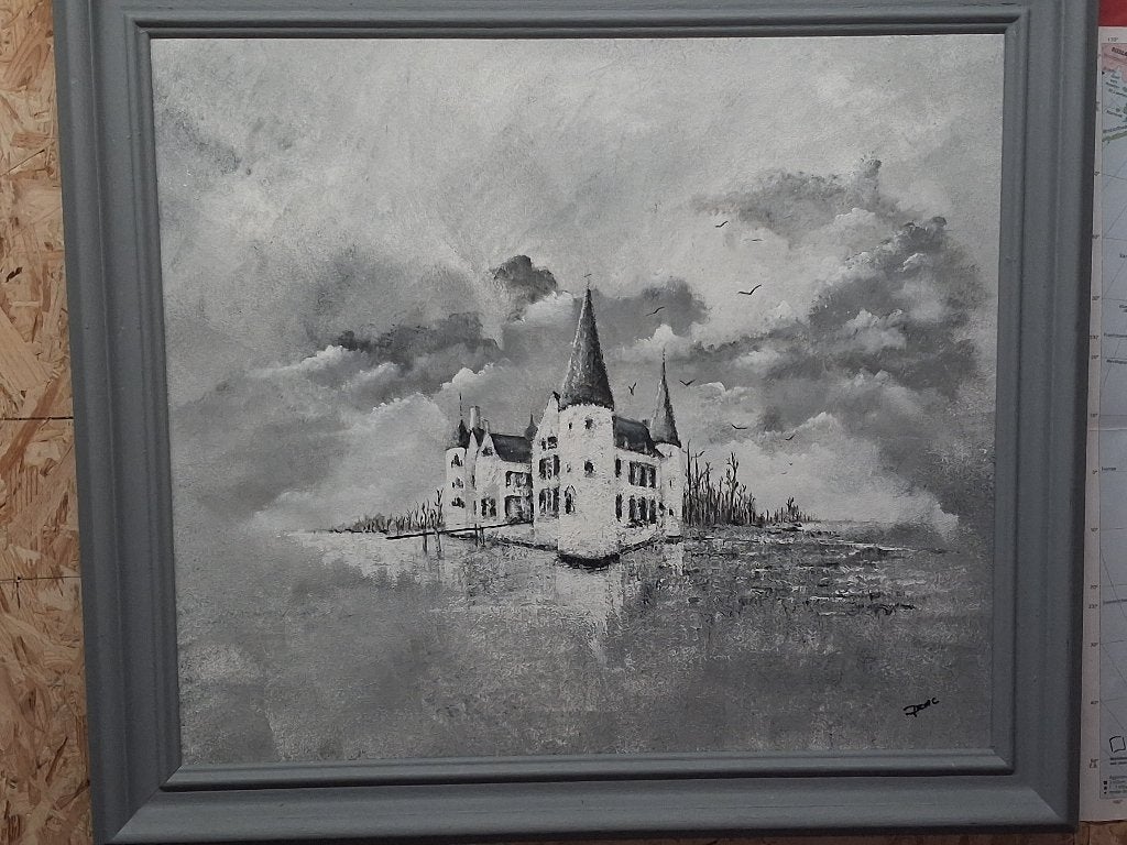Originele schilderijen op doek, Ophalen, Handgeschilderd, Acrylverf