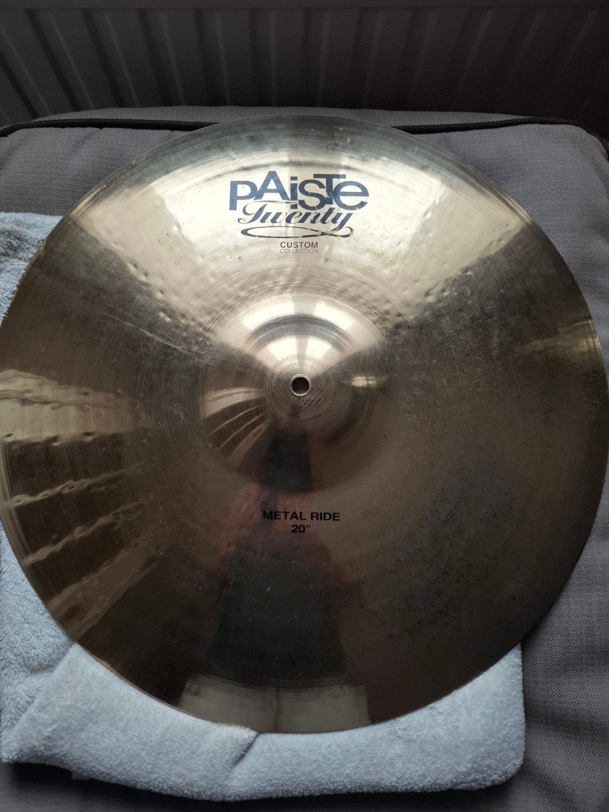 Paiste twenty custom 20 inch metal ride voor uw drumstel, Ophalen of Verzenden, Zo goed als nieuw, Drums of Percussie